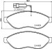 Комплект тормозных колодок, дисковый тормоз MINTEX MDB3365 (фото 1)