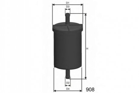 Топливный фильтр MISFAT E515