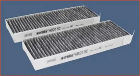 Фильтр салона (уг.) MISFAT HB215C