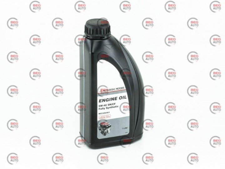 Масло 1л 5W-40 моторное синтетическое ENGINE OIL 5W-40 MITSUBISHI MZ320361 (фото 1)