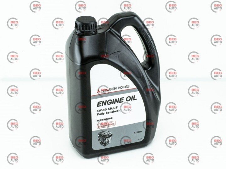 Масло 4л 5W-40 моторное синтетическое ENGINE OIL 5W-40 MITSUBISHI MZ320362 (фото 1)