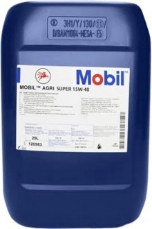 Agri Super 15W-40 20л Масло моторне спеціалізоване MOBIL 121058