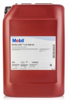 Mobilube gx 80w-90 20л трансмиссионное масло MOBIL 141064