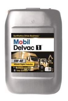 Delvac 1 5W-40 20 л Моторное масло MOBIL 141543