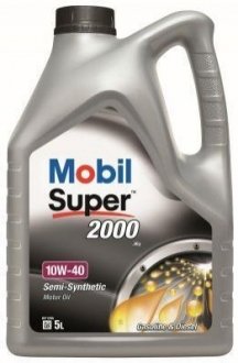 Олива моторна Super 2000 X1 10W40 5л MOBIL 151187