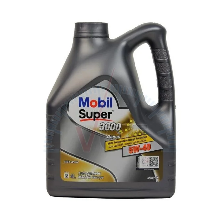Олива моторна Super 3000 Х1 Diesel 5W40 4л MOBIL 152062 (фото 1)