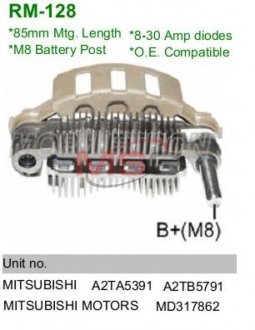 Выпрямитель, генератор MOBILETRON RM-128 (фото 1)