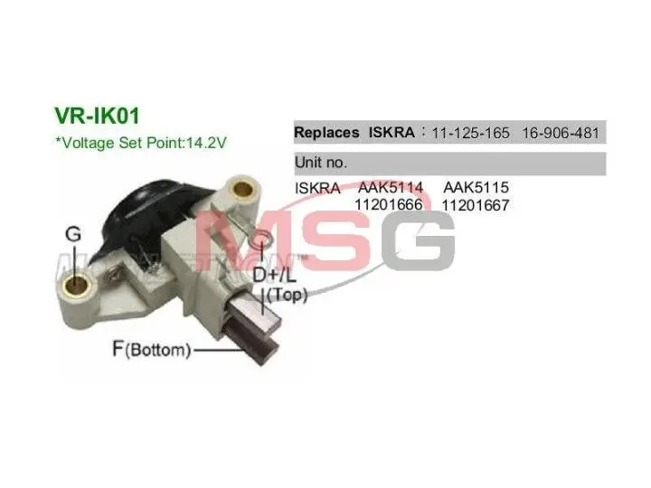 Фото 1 - Регулятор генератора MOBILETRON VR-IK01 Регулятор генератора MOBILETRON VR-IK01 (фото 1)