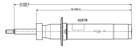 Амортизатор газомасляный MONROE G2578