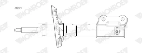 Амортизатор передний kia xceed 1.0-1.6h 06.19- MONROE G8675