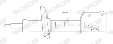 Амортизатор газомасляный MONROE G8694