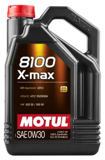Моторное масло 8100 X-max 0W30 5л MOTUL 347206