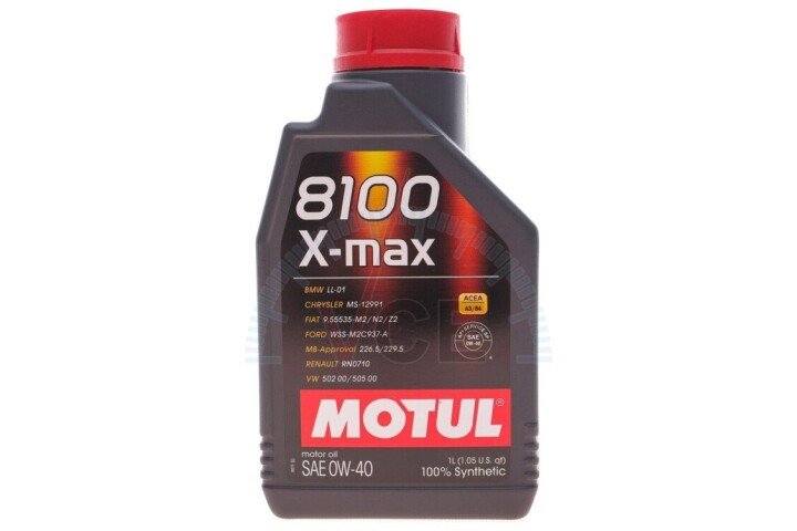 Моторна олива 8100 X-max 0W40 1л (104531) MOTUL 348201 (фото 1)