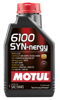 Моторное масло 6100 Syn-nergy 5W40 1л MOTUL 368311