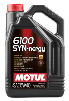 Моторна олива 6100 Syn-nergy 5W40 5л MOTUL 368351