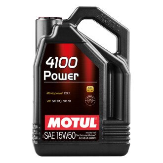 Моторное масло 4100 Power 15W50 4л (100271) MOTUL 386207