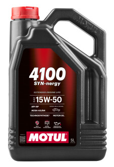 Моторна олива 4100 Syn-nergy 15W50 5л MOTUL 386306