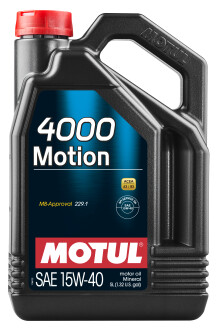 Моторна олива 4000 Motion 15W40 5л MOTUL 386406