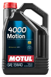 Моторное масло 4000 Motion 15W40 4л MOTUL 386407