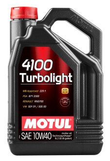 Моторна олива 4100 Turbolight 10W40 5л MOTUL 387606