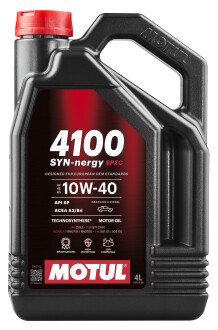 Моторна олива 4100 Syn-nergy Spec 10W40 4л MOTUL 387707