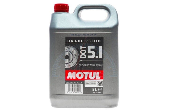 Жидкость тормозная DOT 5.1 5л (100952) MOTUL 807006 (фото 1)