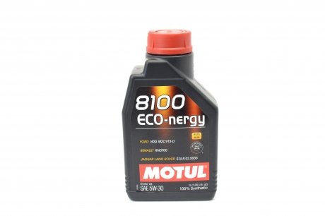 Моторное масло 8100 Eco-Nergy 5W30, 1л (102782) MOTUL 812301
