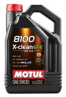 Моторна олива 8100 X-clean EFE 5W30 5л MOTUL 814051