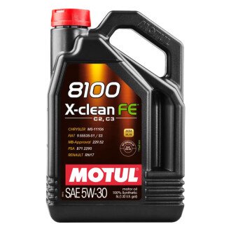 Моторна олива 8100 X-clean FE 5W30 5л (112781) MOTUL 814151