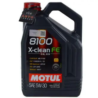 Моторна олива 8100 X-clean FE 5W30 5л MOTUL 814151