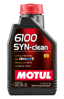 Моторна олива 6100 Syn-clean 5W30 1л MOTUL 814211