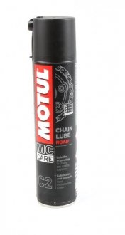 Мастило для ланцюгів мотоциклів C2 Chain Lube Road 400мл MOTUL 815416 (фото 1)