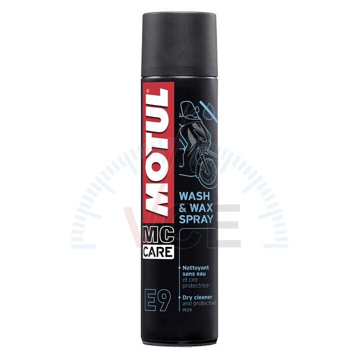 Очисник поліроль мотоциклів (спрей) E9 Wash & Wax spray 400мл MOTUL 819916 (фото 1)