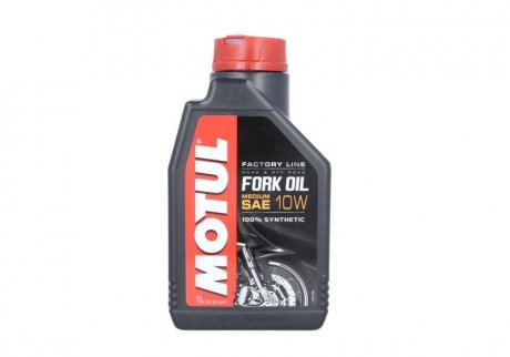 Олива для мото виделок Fork Oil Medium Factory Line SAE 10W 1л MOTUL 821601