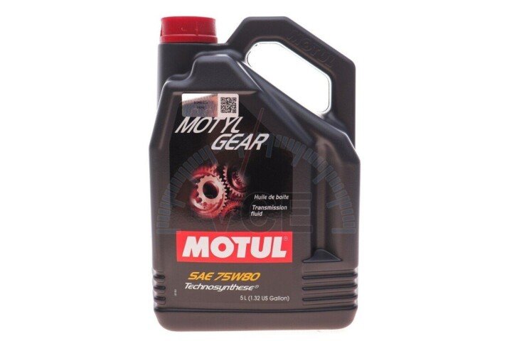 Олива трансмісійна Motylgear SAE 75W80 5л (106466) MOTUL 823406 (фото 1)