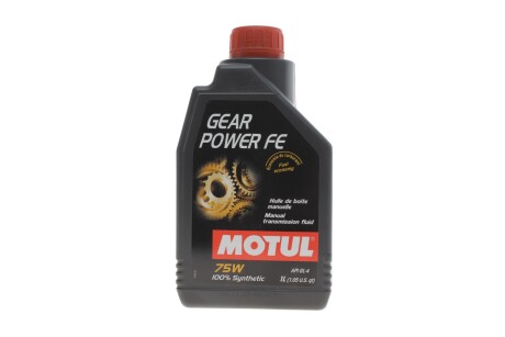 Масло трансмисионное Gear Power FE SAE 75W 1л (111148) MOTUL 823801