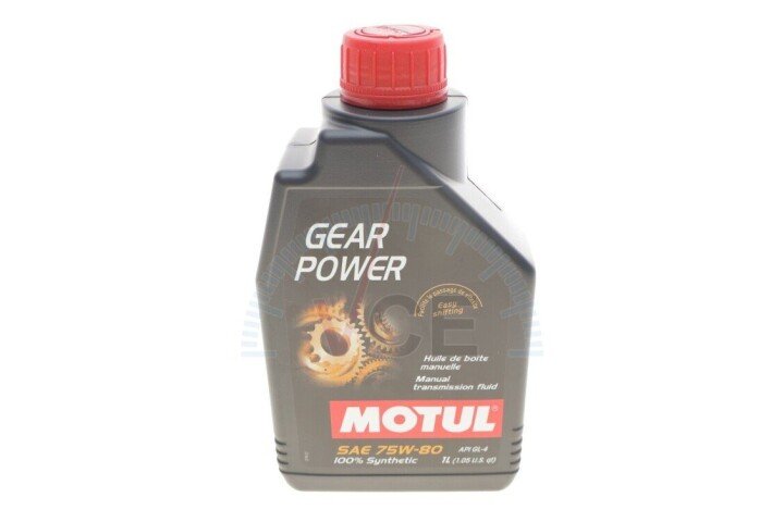 Трансмісійна олива Gear Power 75W80 1л MOTUL 823901 (фото 1)