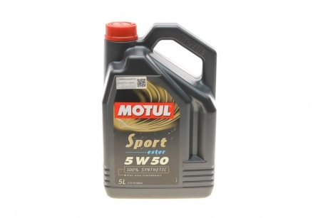Олива моторна Sport 5W50 5л (102716) MOTUL 824306 (фото 1)