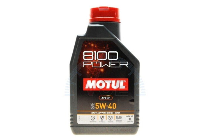 Моторное масло 8100 Powеr 5W40 1л (111808) MOTUL 824601 (фото 1)