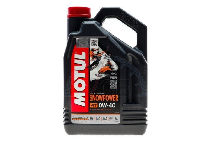 Моторна олива Snowpower 4T SAE 0W40 4л (105892) MOTUL 826907 (фото 1)