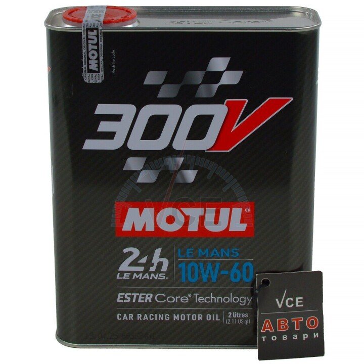 Моторное масло 300V Le Mans 10W60 2л (110864) MOTUL 827002 (фото 1)