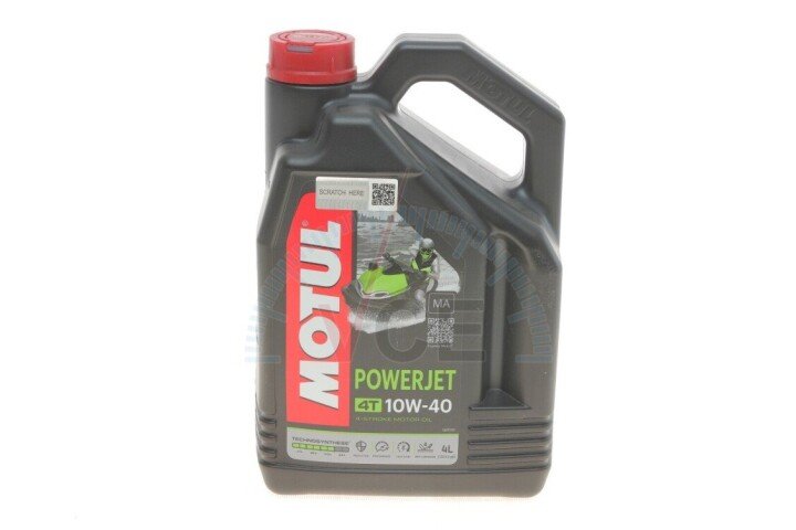 Моторна олива Powerjet 4T SAE 10W40 4л (105874) MOTUL 828107 (фото 1)