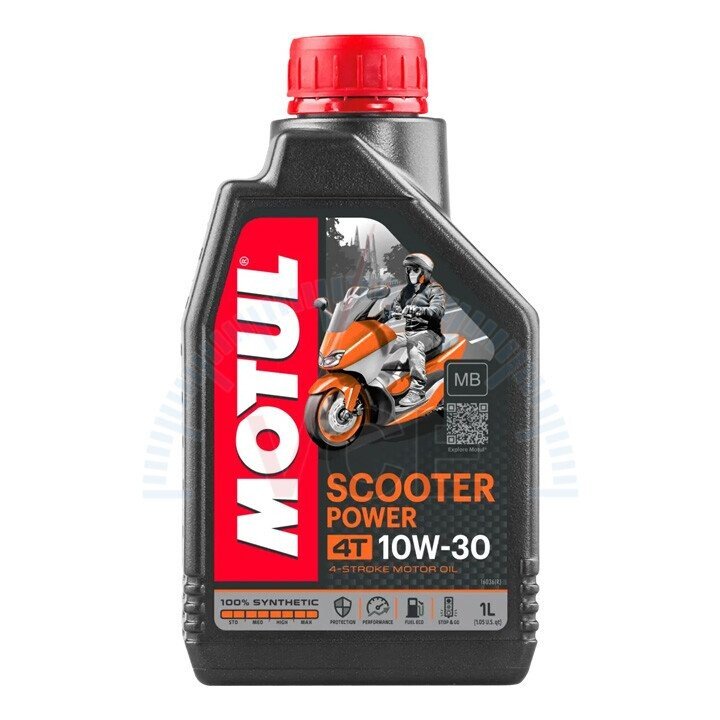 Моторна олива Scooter Power 4T SAE 10W30 MB 1л (105936) MOTUL 832201 (фото 1)