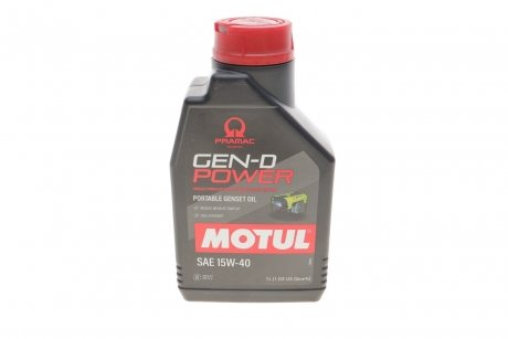 Моторна олива Gen-D Power SAE 15W40 1л (111238) MOTUL 835201