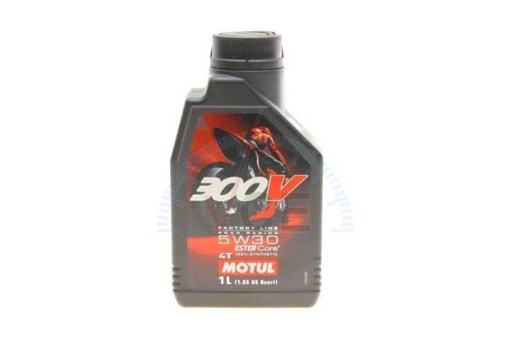 Моторна олива 300V 4T Factory Line Road Racing SAE 5W30 1л (104108) MOTUL 835911 (фото 1)