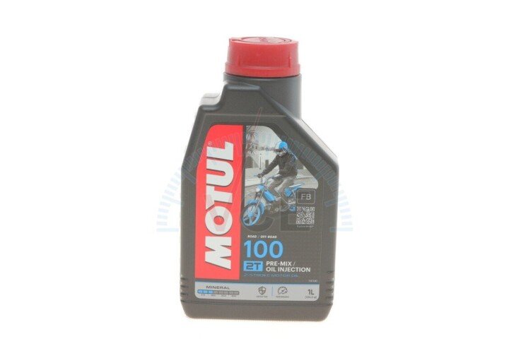 Моторна олива 100 2T 1л (104024) MOTUL 837511 (фото 1)