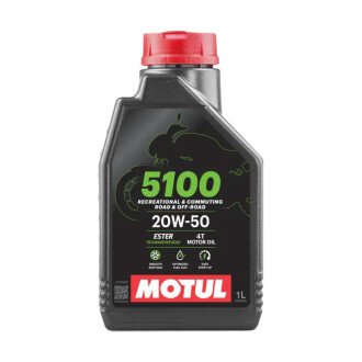 Моторна олива 5100 4T SAE 20W50 1л MOTUL 837611 / 109944