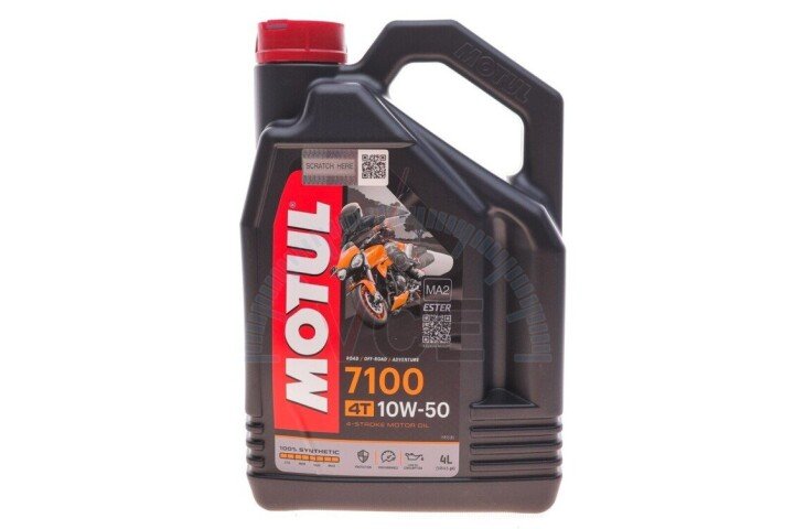 Моторна олива 7100 4T SAE 10W50 4л (104098) MOTUL 838141 (фото 1)