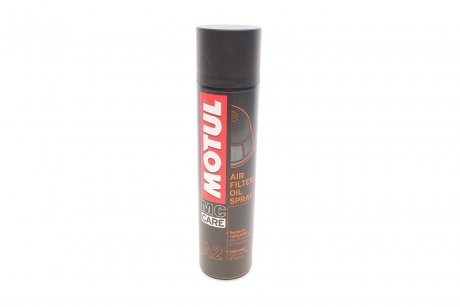 Масло для воздушных поролоновых фильтров мотоциклов A2 Air Filter Oil Spray 400мл (102986) MOTUL 838540 (фото 1)