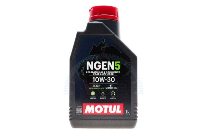 Моторна олива NGEN 5 4T SAE 10W30 1л (111817) MOTUL 839001 (фото 1)